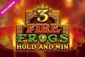 3 Fire Frogs Hold and Win pokie thumbnail at Robocat casino