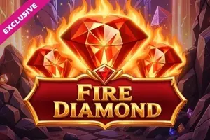 Fire Diamond pokie thumbnail at Robocat casino